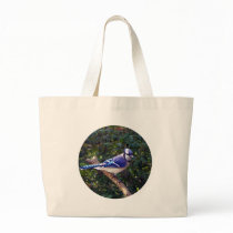 Beautiful Blue Jay Tote Bags