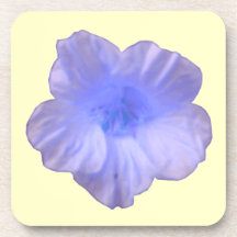 Beautiful Blue Nasturtium Cork Coaster