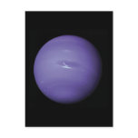 Beautiful blue Neptune, as seen from space, NASA Post Cards