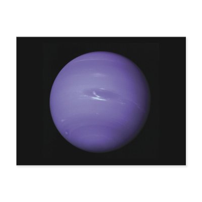 Beautiful blue Neptune, as seen from space, NASA Post Cards by harlowandcompany