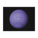 Beautiful blue Neptune, as seen from space, NASA postcards
