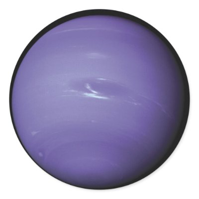 Beautiful blue Neptune, as seen from space, NASA Stickers by harlowandcompany