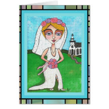 Beautiful Bride - engagement/wedding day card