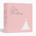 Beautiful Bride Wedding 3 Ring Binders