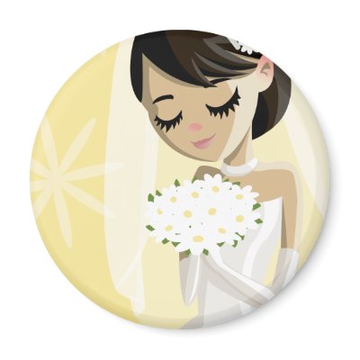 Beautiful Brides Fridge Magnets by ButtermilkBiscuits