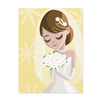 Beautiful Brides Post Cards by ButtermilkBiscuits