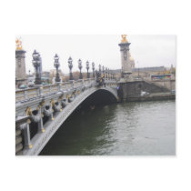 Beautiful Bridge in Paris, France Post Cards