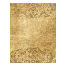 Beautiful Brown Vintage paper parchment and vines Personalized Letterhead