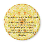Beautiful Buddhist Quote with Vibrant Mandela magnets