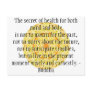 Beautiful Buddhist Quote with Vibrant Mandela Post Cards