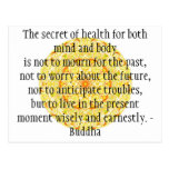 Beautiful Buddhist Quote with Vibrant Mandela Post Cards