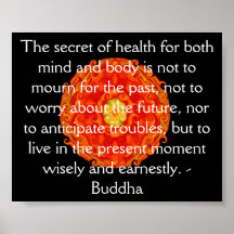 Beautiful Buddhist Quote with Vibrant Mandela Posters