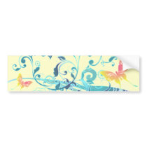 Beautiful Butterflies Pretty Blue Design