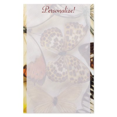 Beautiful Butterfly Collection  Stationery by Butterfly_n_Flowers