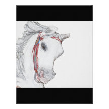 Beautiful Carousel Horse Invite
