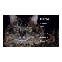 Beautiful Cat Business Cards