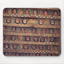 Beautiful Ceiling of Debre Birhan Selassie Church Mouse Pad