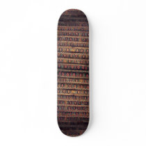 Beautiful Ceiling of Debre Birhan Selassie Church Skate Deck