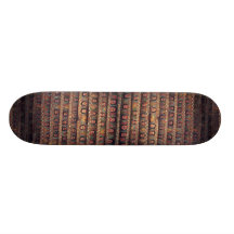 Beautiful Ceiling of Debre Birhan Selassie Church Skate Deck