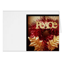 Beautiful Christmas Peace Design Cards