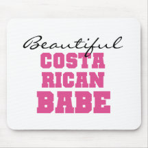 Beautiful Costa Rican Babe Mouse Pads