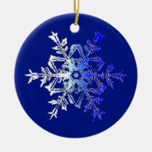 Beautiful Crystalline Snowflake Ornament