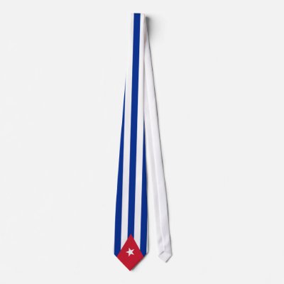 Beautiful Cuba Flag Neck Ties by GrooveMaster