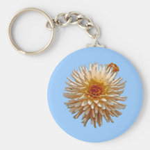 Beautiful Dahlia Keychains