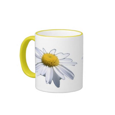 BEAUTIFUL DAISY - ASTERACEAE - SUNFLOWER COFFEE MUG by saythany