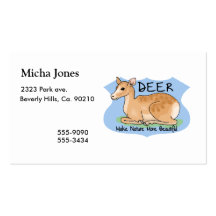 Beautiful Deer Business Cards