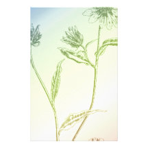 Beautiful Design Art Flowers Floral Flowers Colour Stationery Paper