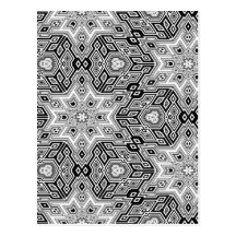 Beautiful Design Style Fashion Fame Floral Flowers Postcard