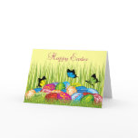 Beautiful Easter Eggs & Butterflies Card