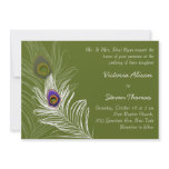 Beautiful Elegant Flower Wedding Invitation (Natur