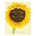 Beautiful Elegant Sunflower Wedding Save the Date Invite