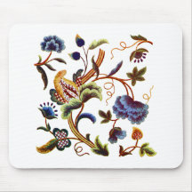 Beautiful Elizabethan Jacobean Embroidery Mousepad