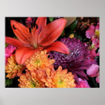 Beautiful Fall Bouquet Poster