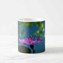 Beautiful flower on a mug mugs