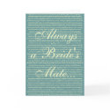 beautiful friendship support love bridal party ... cards