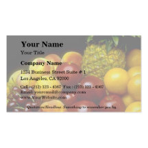 Beautiful Fruits Business Card Template