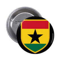 Beautiful Ghana Flag Pins