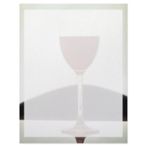 Beautiful Glass filled with red wine Letterhead Template