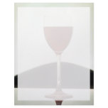 Beautiful Glass filled with red wine letterhead