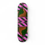 Beautiful Glass of red wine skateboards
