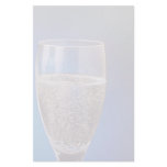 Beautiful Glass of sparkling white wine Stationery