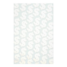 Beautiful Gold dollar signs Personalized Stationery