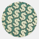 Beautiful Gold dollar signs Sticker