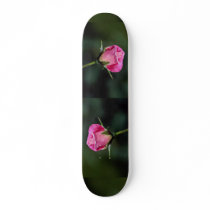 Beautiful Grandiflora Rose 'Pink Parfait' Custom Skate Board