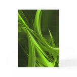 Beautiful Green Artwork Greeting Card