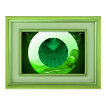 Beautiful Green Notecard Post Card